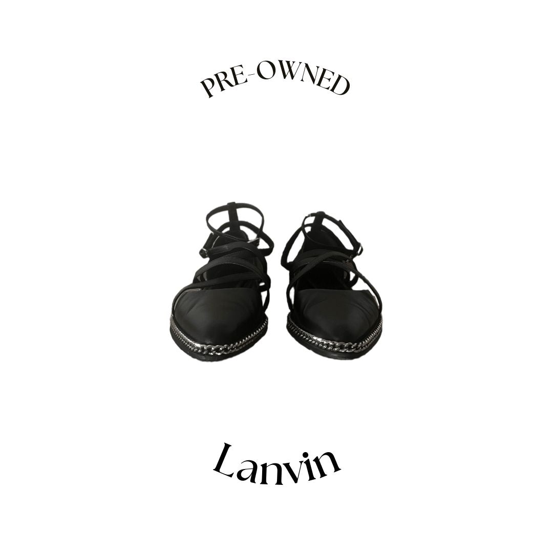 Leather Ballet Flats by Lanvin Paris size 37