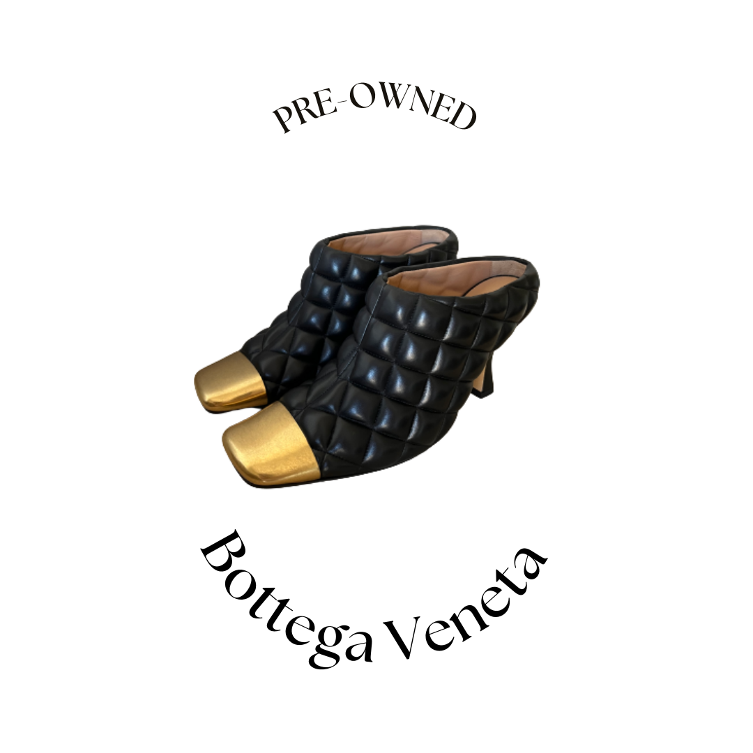 Black Quilted Pumps by Bottega Veneta size 37
