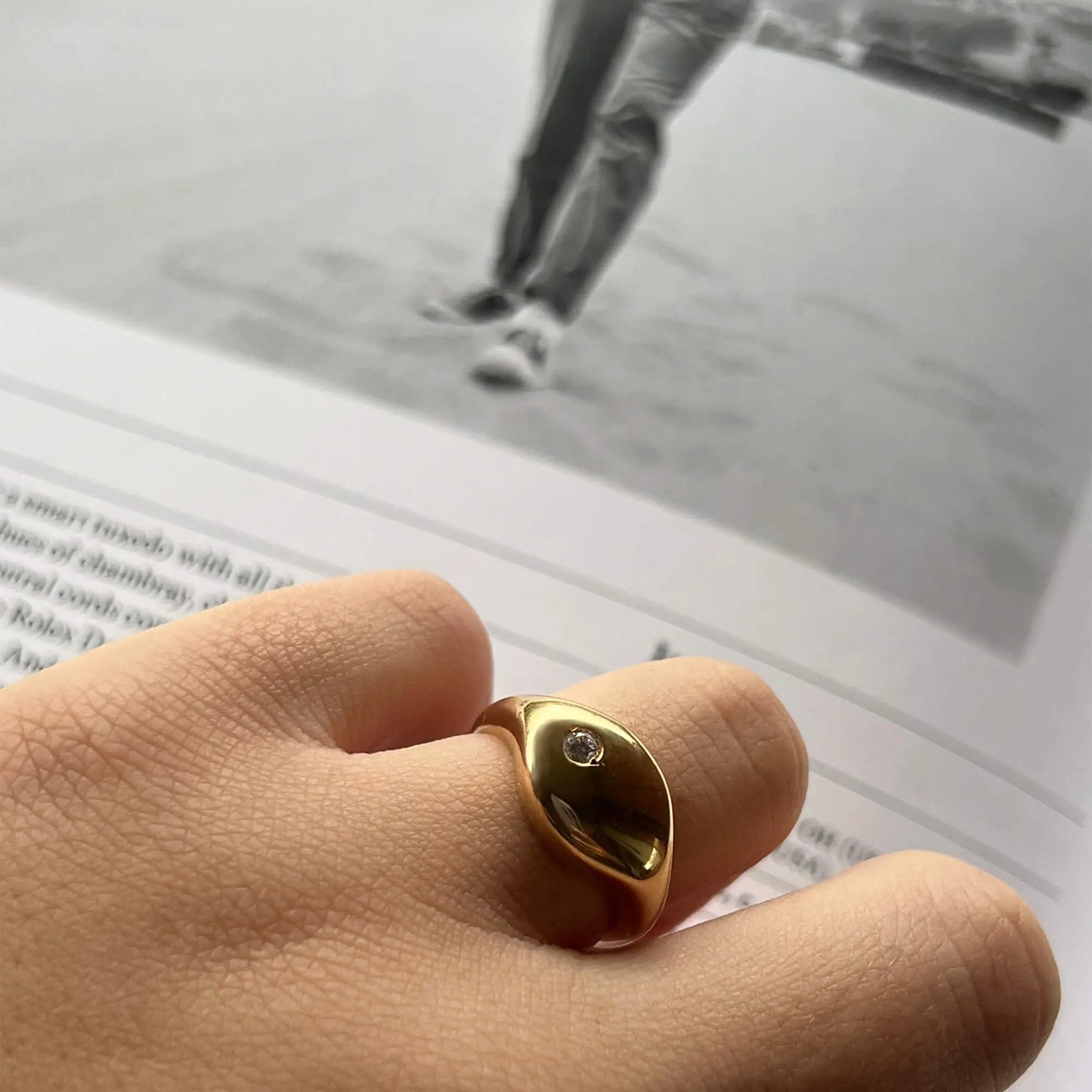 Golden Superstar Ring