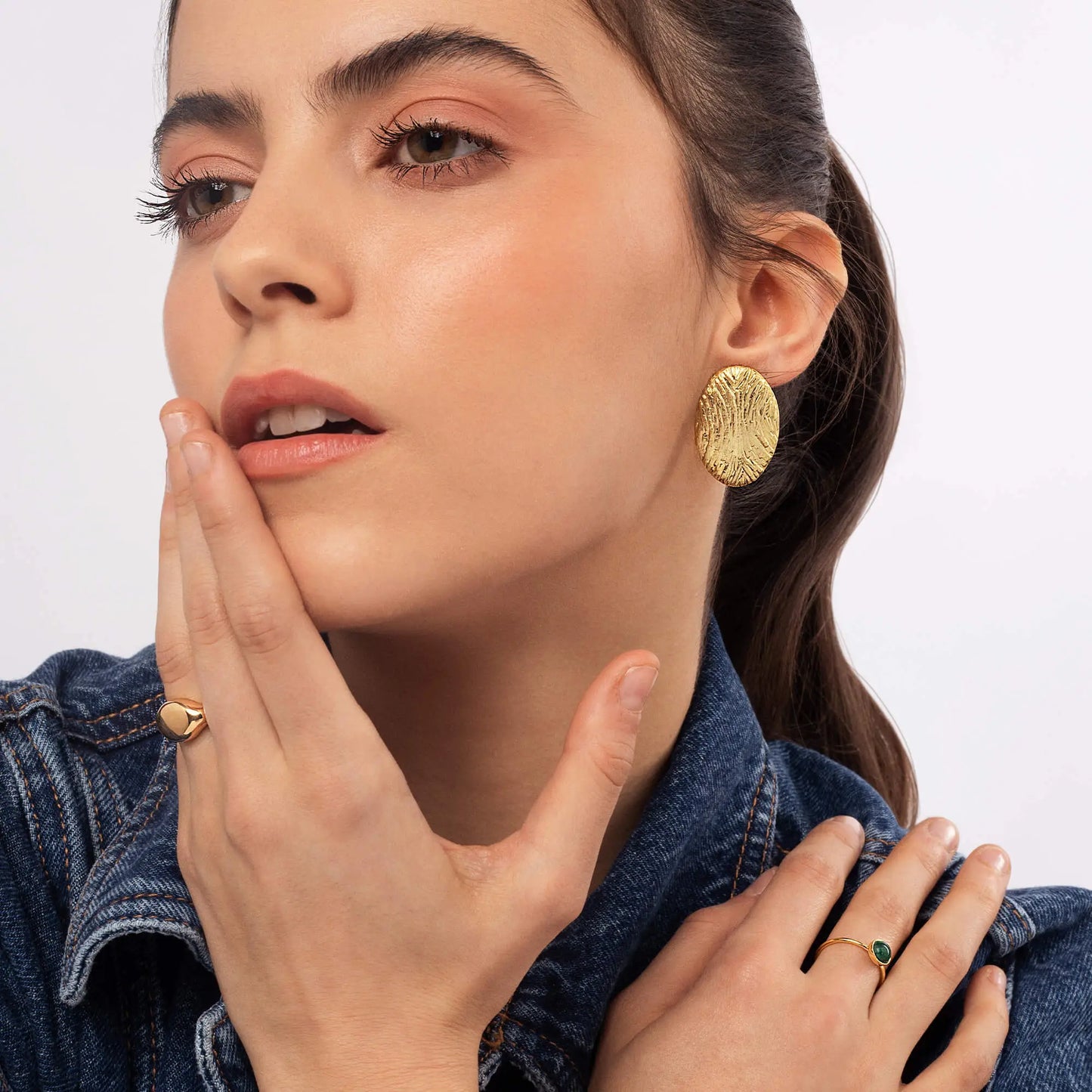 Golden Antique Earrings