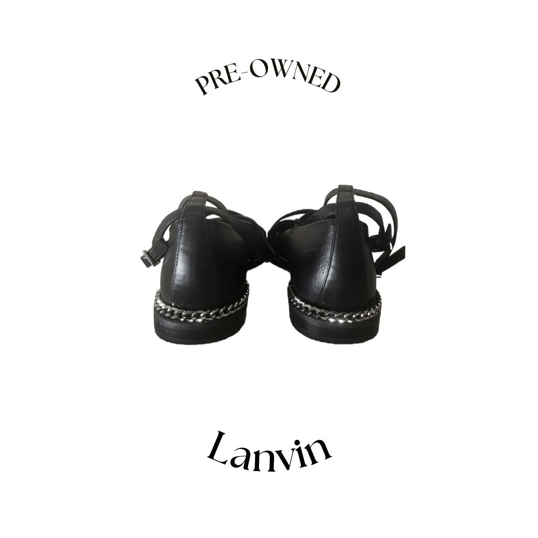 Leather Ballet Flats by Lanvin Paris size 37