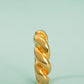 Golden Twisted Ring