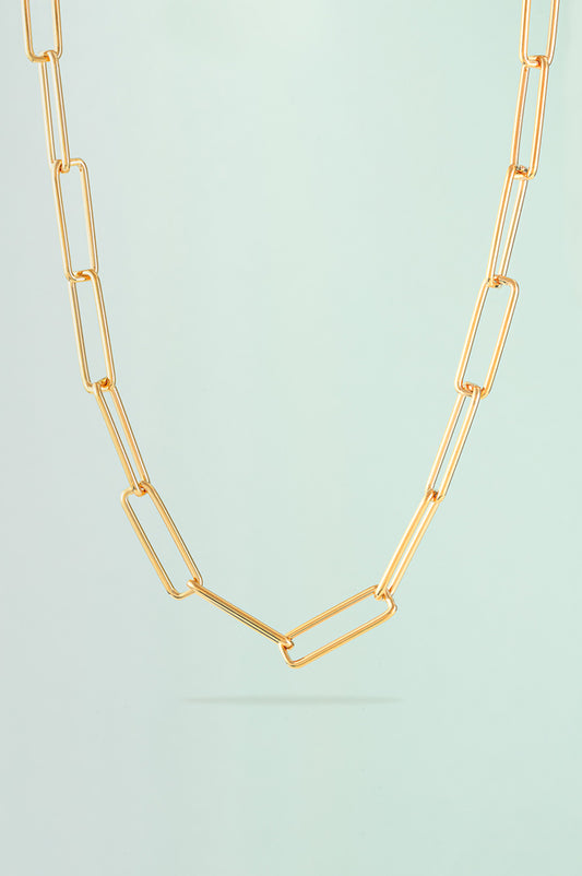 Golden Clips Necklace S
