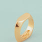 Golden Faces Ring
