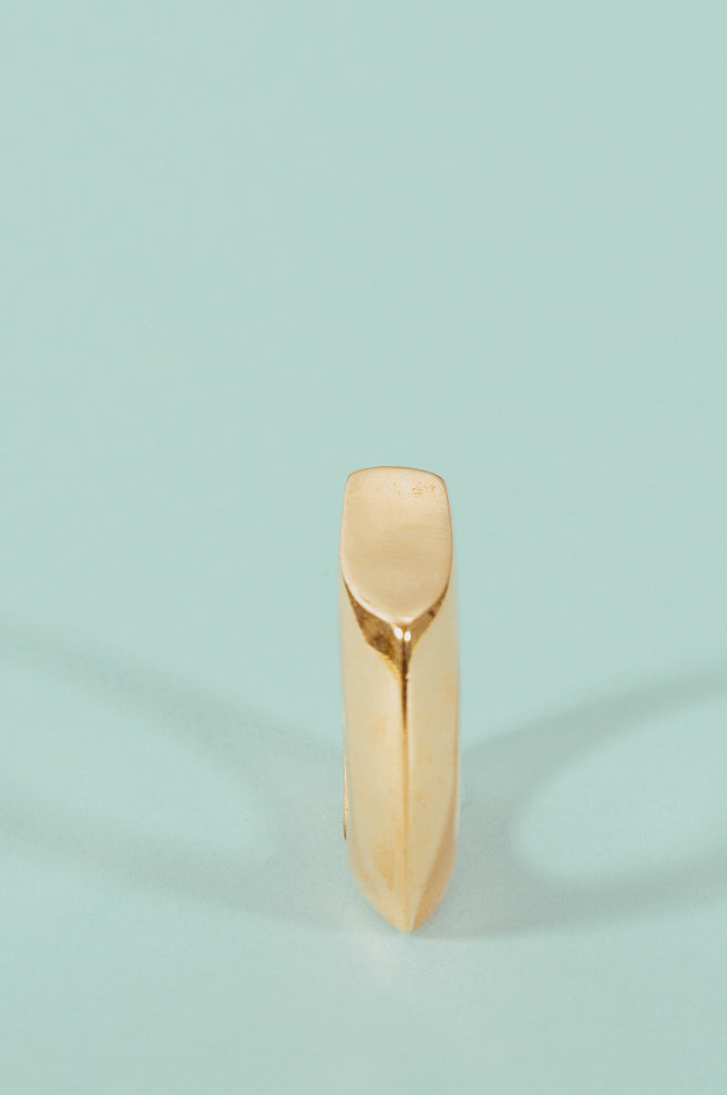 Golden Faces Ring