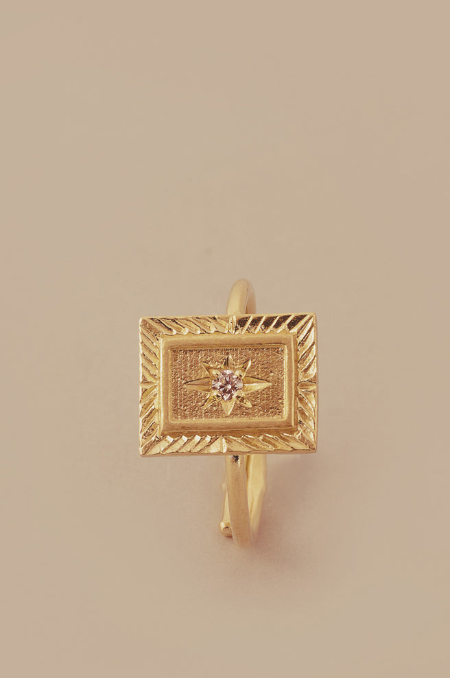 Golden Déco Ring