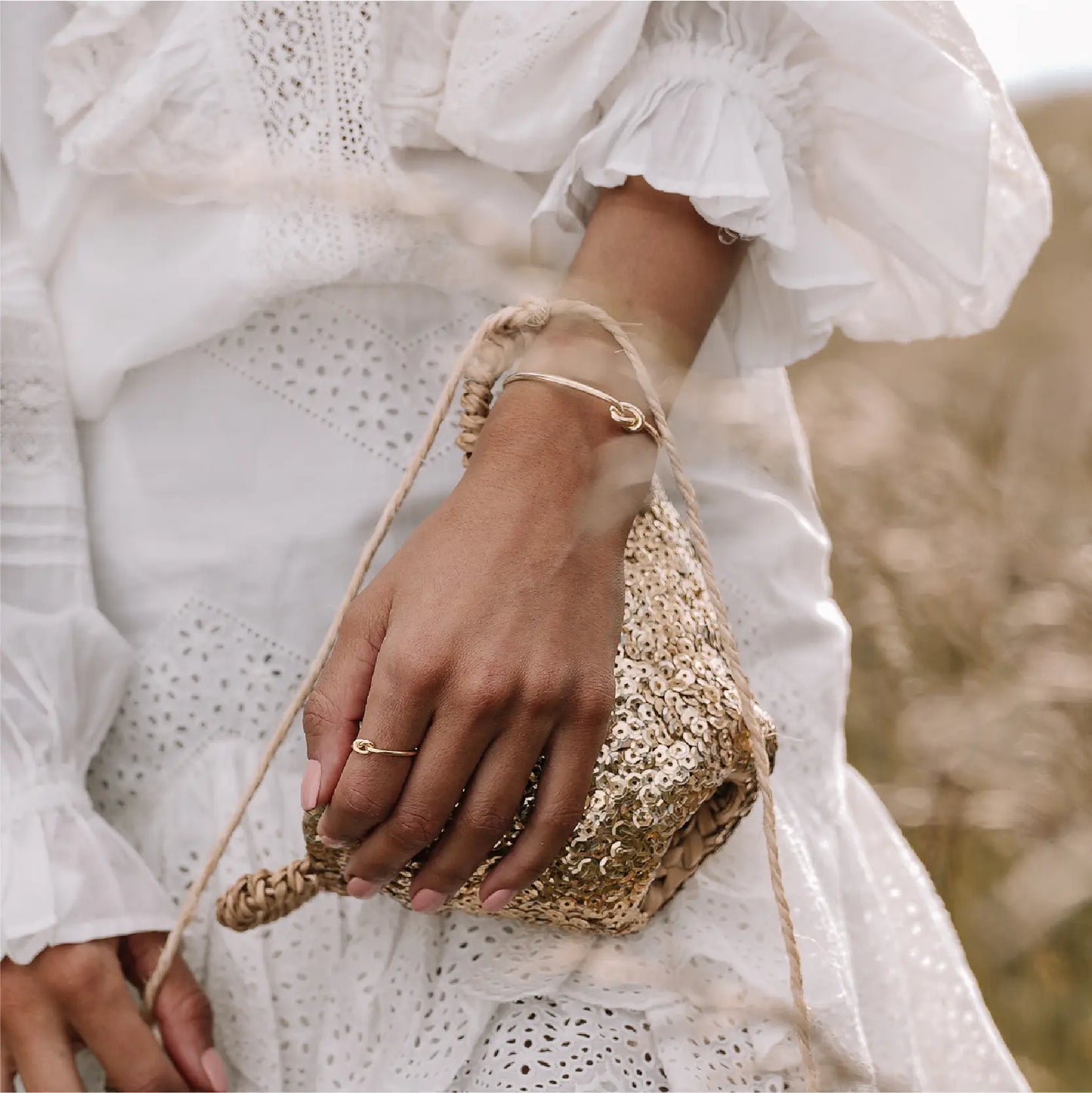 Golden Knot Bangle